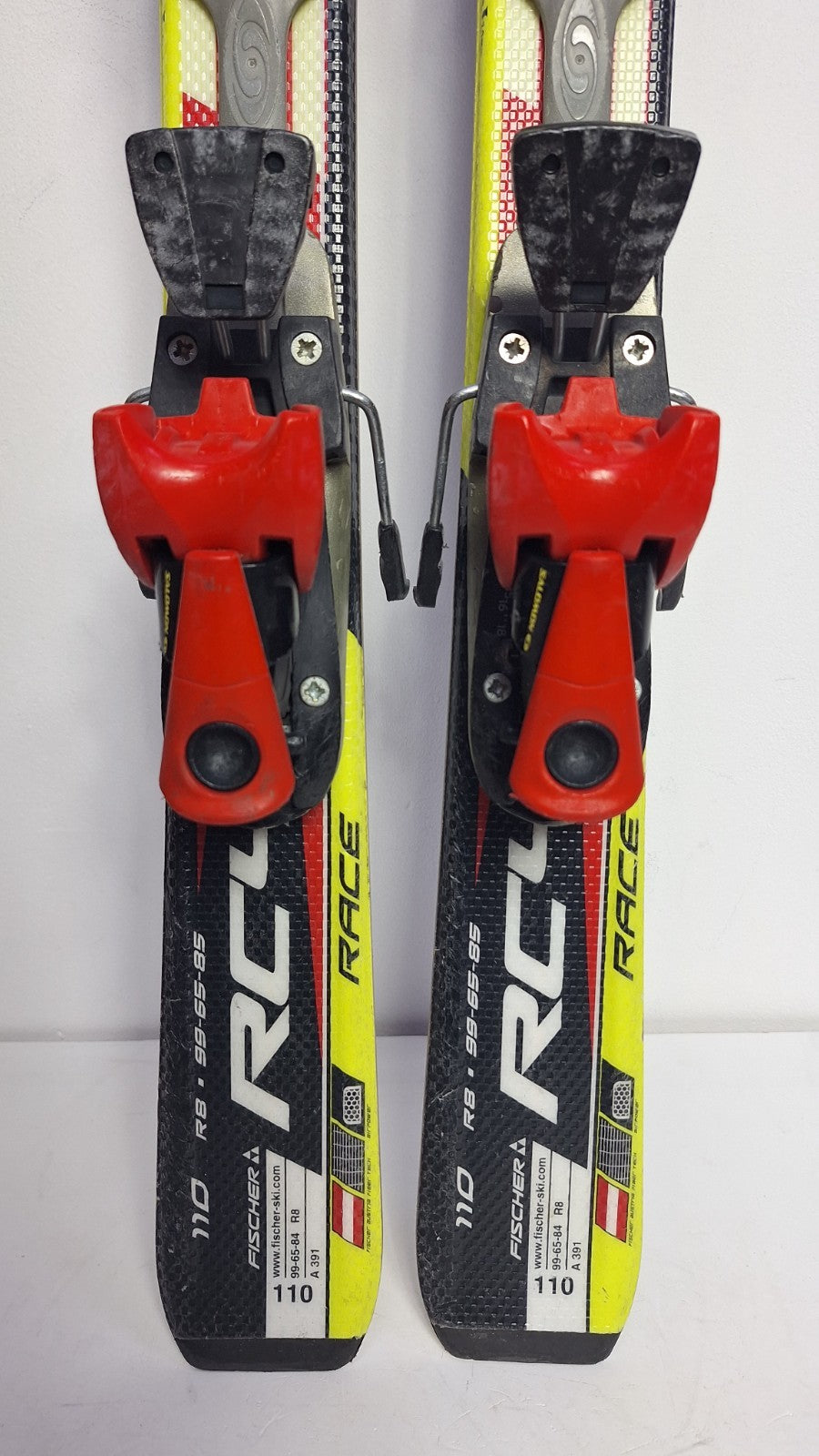 Fischer RC4 Race 110 cm Ski + Salomon 4.5 Bindings Fun Snow Winter Sport