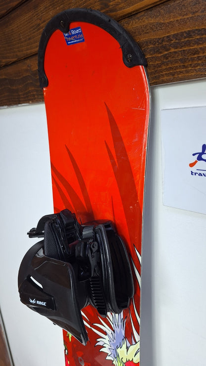 Snowboard Elan Universe 115 cm + fixations Rage S neuves Sport Hiver Amusement sur neige