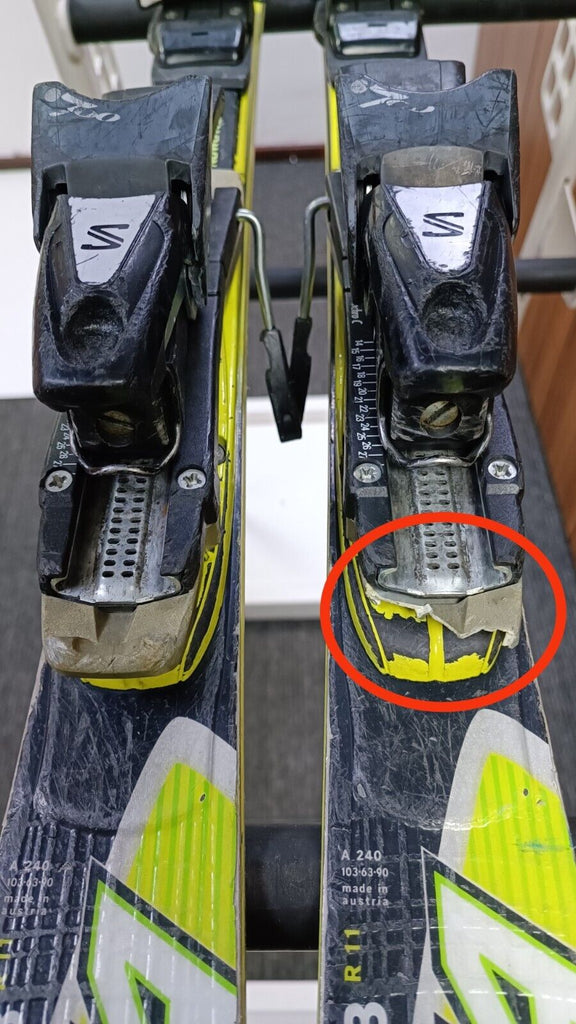 fischer vs salomon ski boots Fischer RC4 WC GS 133 cm Ski + Salomon 9.5 Bindings Winter Sports –  Traventuria Sports