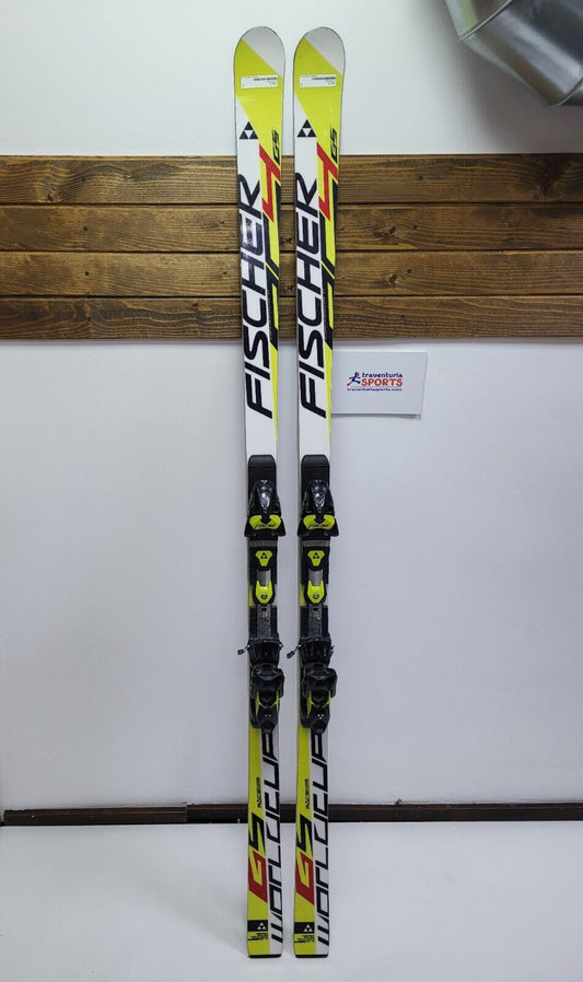 Fischer WC GS Aircarbon 195 cm Ski + Fischer 17 Bindungen Wintersport