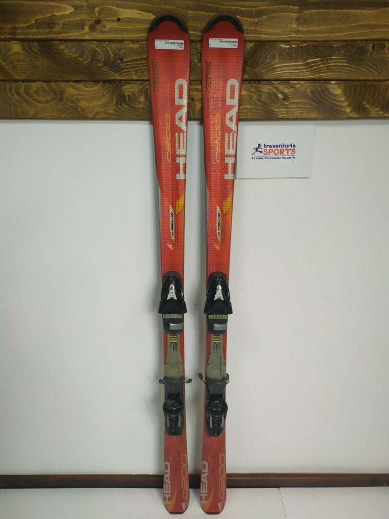 HEAD C200 156 cm Ski + Tyrolia 10 Bindings Winter Sport Snow Outdoor Mountain