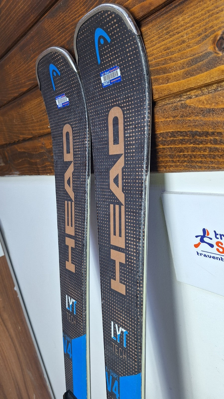HEAD V-Shape V4 LYT  156cm Ski + Head PR 11  Bindings Winter Sport