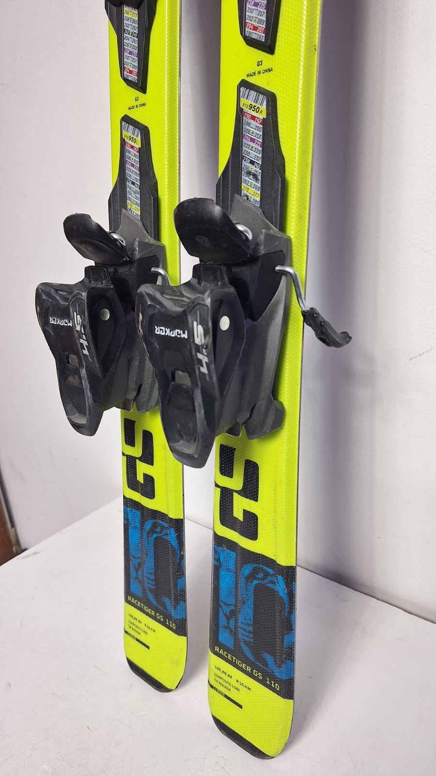 Volkl Racetiger GS 110 cm Ski + Marker 4.5 Bindings Fun Snow Winter Sport