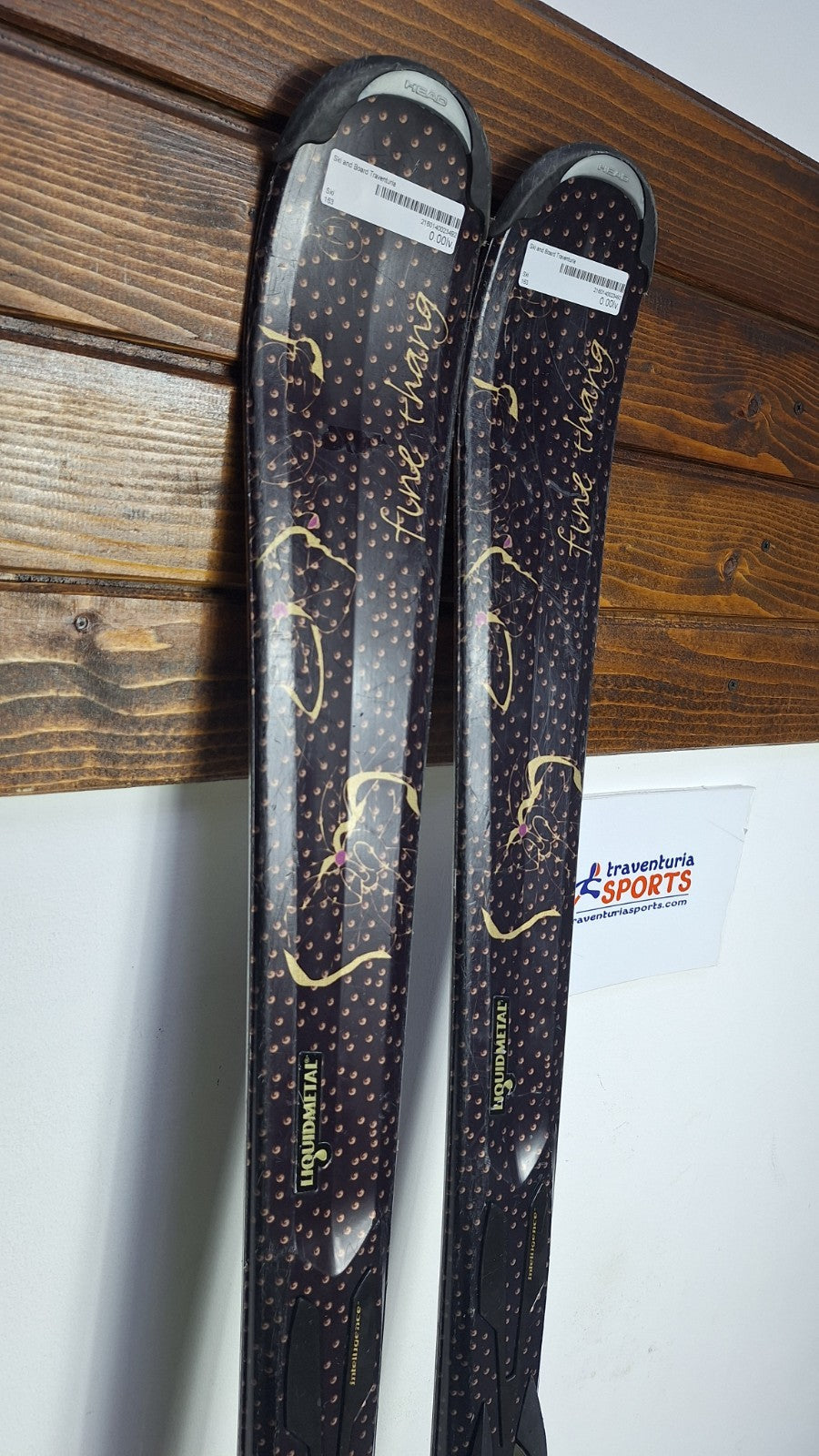 HEAD FuneThang 163cm  Ski + HEAD 9 Bindings Winter Sport Fun Snow