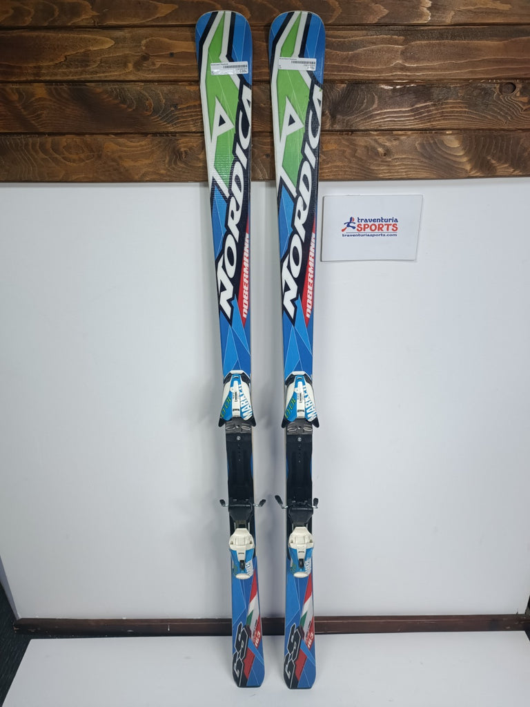 Nordica Dobermann GS 163 cm Ski + Marker 10 Bindings Sport Winter Fun Snow