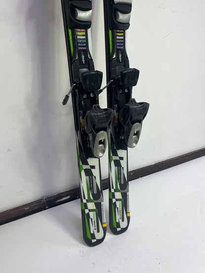 Sci Elan Exar Pro 140 cm + attacchi Elan ESP 7.5 Sport Neve Inverno Divertimento Avventura