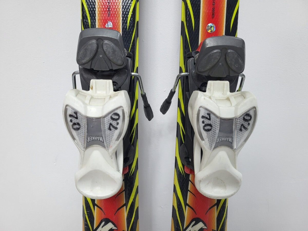 Völkl Racetiger GS R JR 130 cm Ski + Marker 7 Bindings Winter Sport Snow Fun