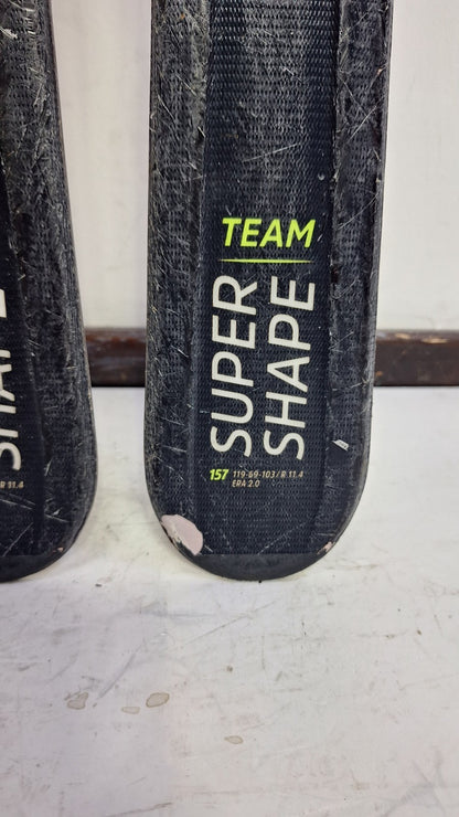 HEAD Supershape Team Easy JRS 157  Ski + Tyrolia BYS 10 Bindings Winter Sport