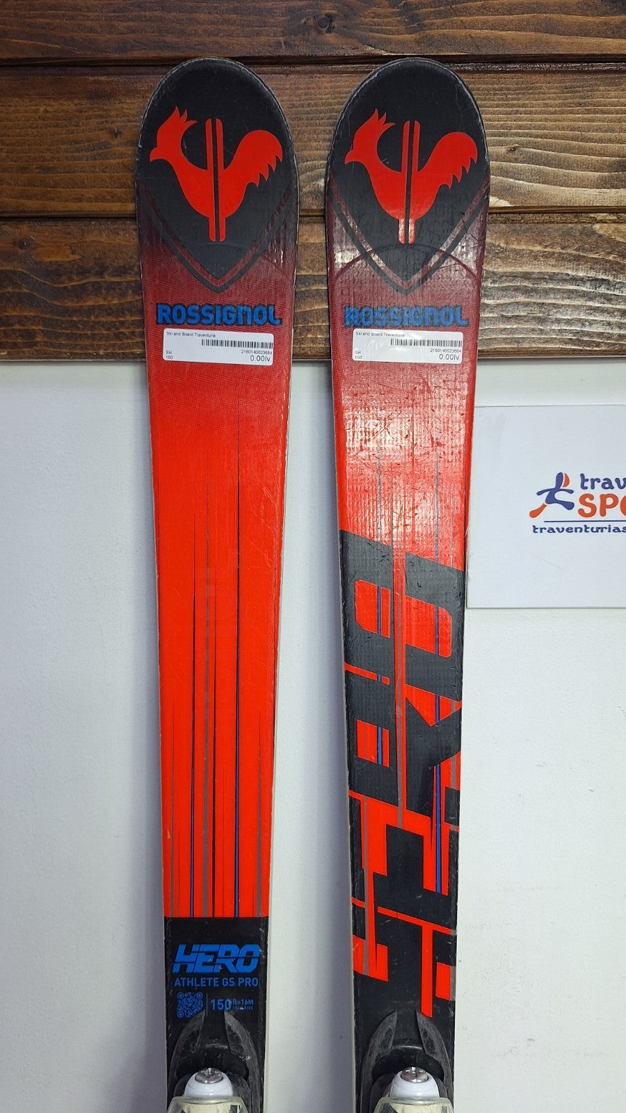 Rossignol HERO Athlete GS Pro 150 cm Ski + Look 7 Bindungen Wintersport Schnee