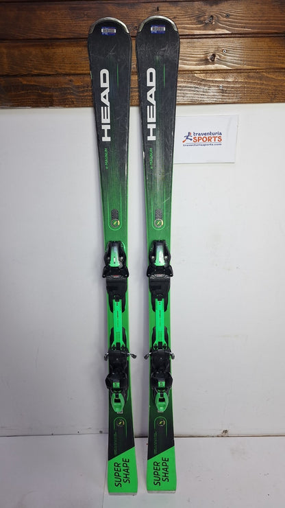 HEAD Supershape e-Magnum  156cm Ski + Head PRD 12  Bindings Winter Sport