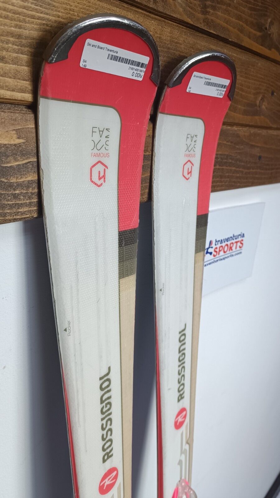 Rossignol Famous 149cm Ski + Look 10 Bindings Winter Adventure Winter