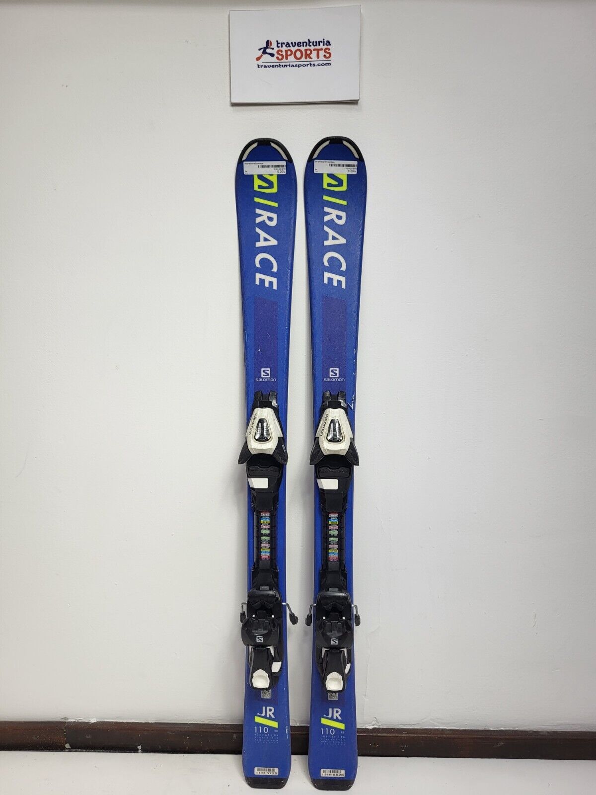 salomon c5 ski bindings Salomon S/Race 110cm Ski + Salomon 4.5 Bindings Winter Adventure Winte – Traventuria Sports
