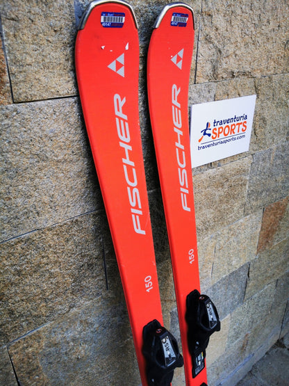 Fischer RC One X 150cm  Ski + Fischer RS 9 Bindings Adventure Winter Sport