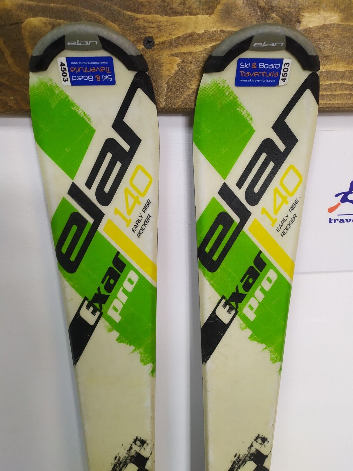 Elan Exar Pro 140 cm Ski + Elan SP 7.5 Bindungen Sport Schnee Winterspaß