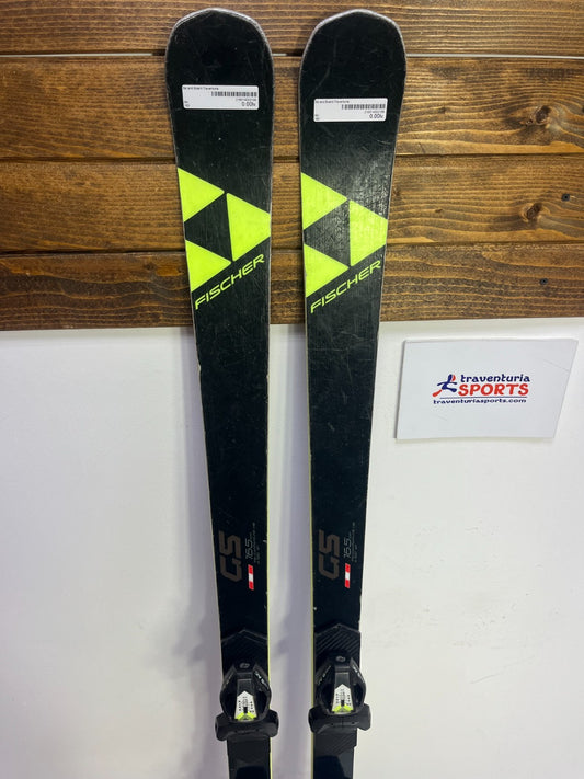 Fischer RC4 GS FIS 165cm Ski + Fischer 9 Bindungen Winter Fun Snow Sport