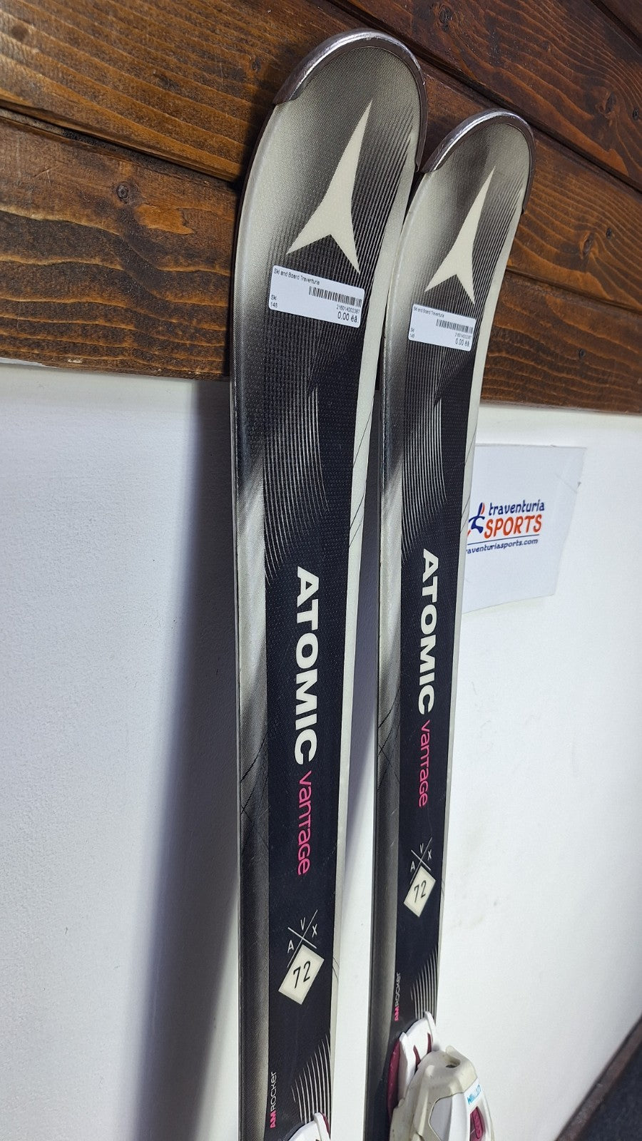 Atomic Vantage X72 148 cm Skis + Atomic 10 Bindings Winter Fun Snow