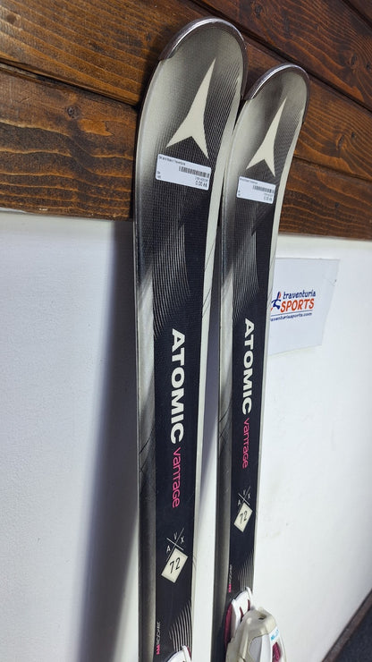 Atomic Vantage X72 148 cm Skis + Atomic 10 Bindings Winter Fun Snow