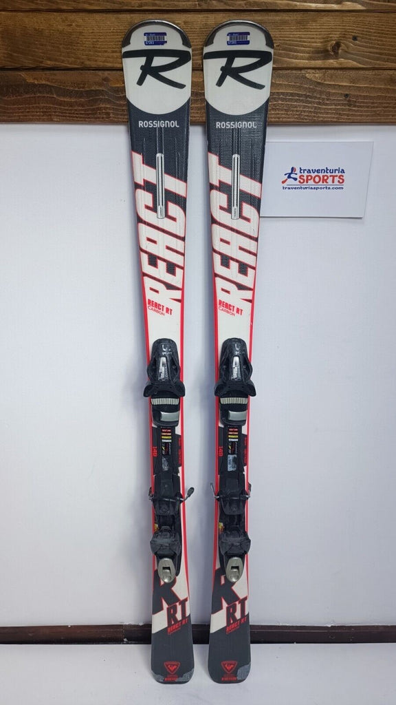 Rossignol React RT Carbon 149cm Ski + Elan ESP 10 Bindings Winter Adventure