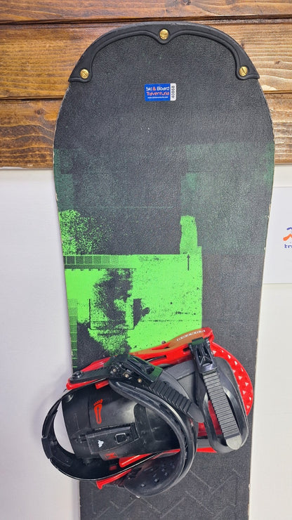 Burton Radius 150W cm Snowboard + Burton M  Bindings Winter Snow Adventure Fun