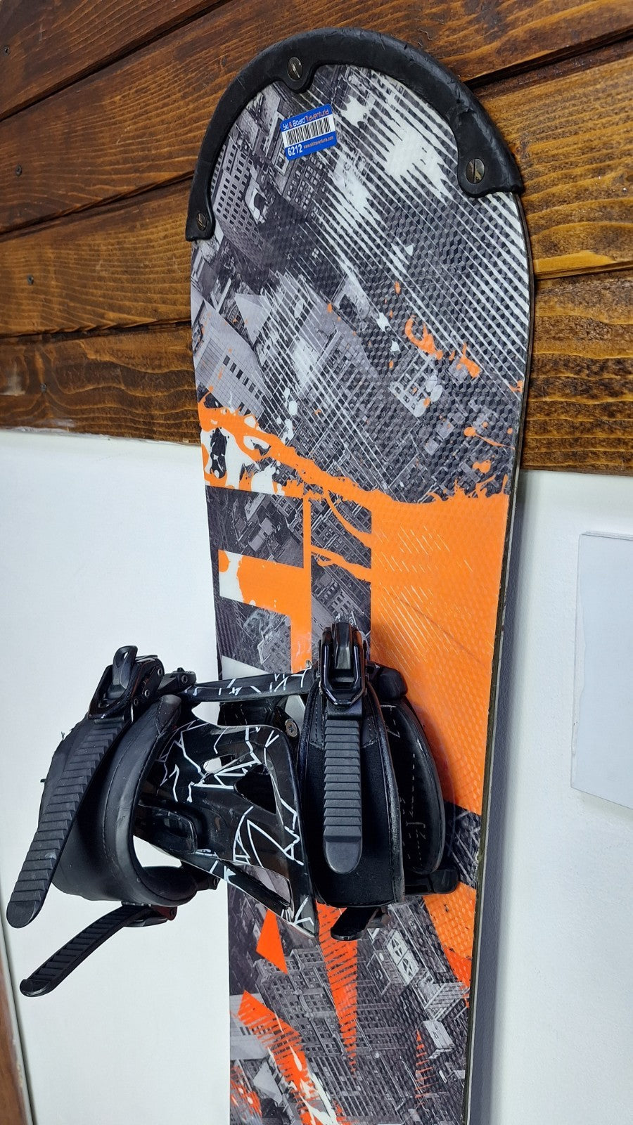 Snowboard Elan Rs Rocker 125 cm + Attacchi HEAD Rental S Sport Divertimento Invernale