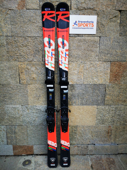 Rossignol HERO J MultiEvent  140cm  Ski + Elan ESP 7.5 Bindings  Winter Sport
