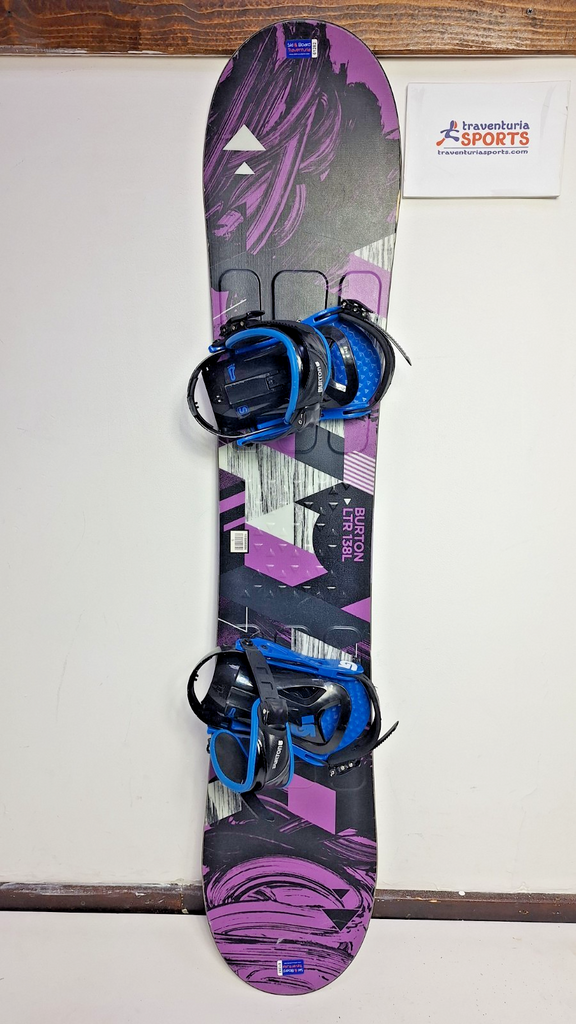 Burton LTR 138L cm Snowboard + Burton S  Bindings Winter Snow Adventure Fun