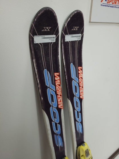 Scoop Cross Nishizama SR 10 130 cm Ski + Tyrolia SL 4.5 Bindungen Winter Fun Snow