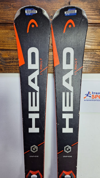 HEAD Supershape i.Rally  156cm Ski + Head PRX12  Bindings Winter Sport