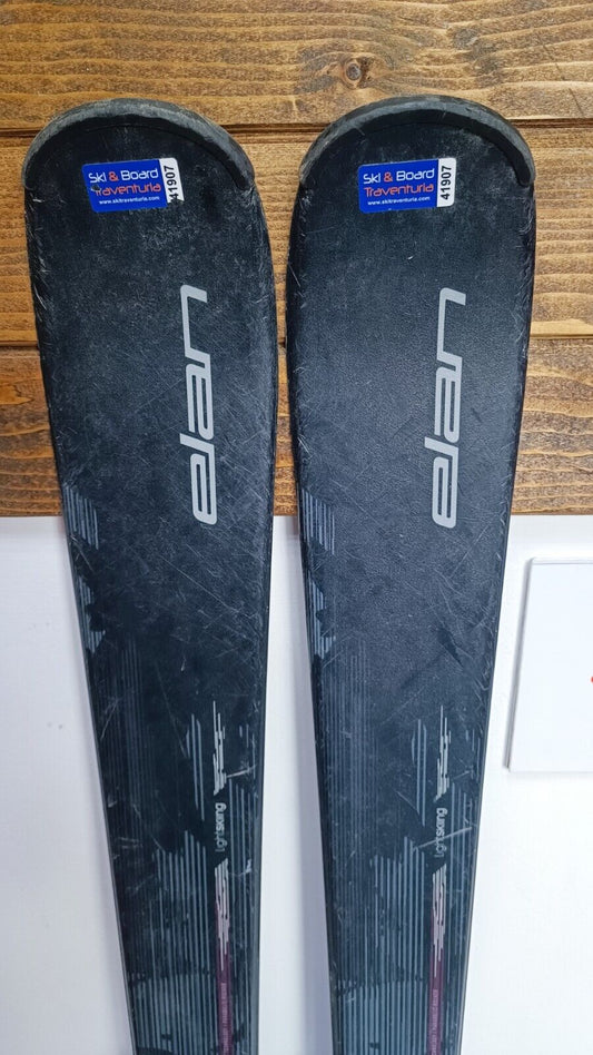 Sci Elan Snow Black 152 cm + attacchi Elan 7.5 Divertimento sportivo invernale