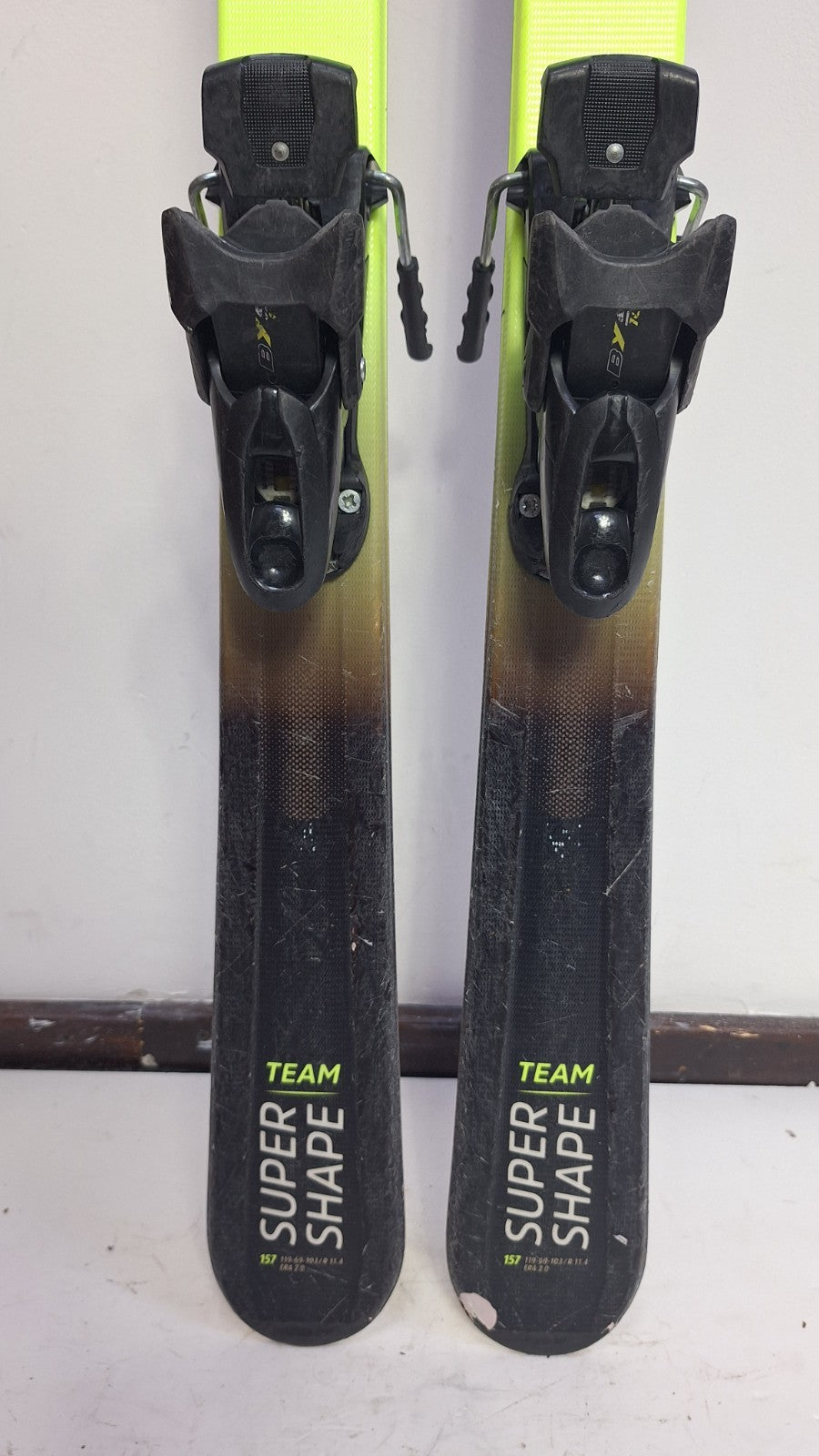 HEAD Supershape Team Easy JRS 157  Ski + Tyrolia BYS 10 Bindings Winter Sport