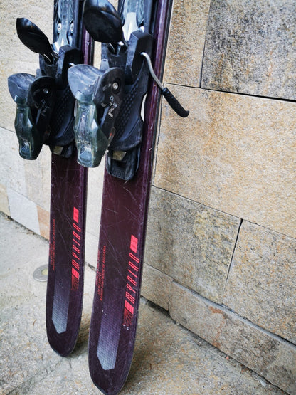 Salomon Myriad 85 161cm  Ski + Elan EL 10 Bindings Adventure Winter Sport