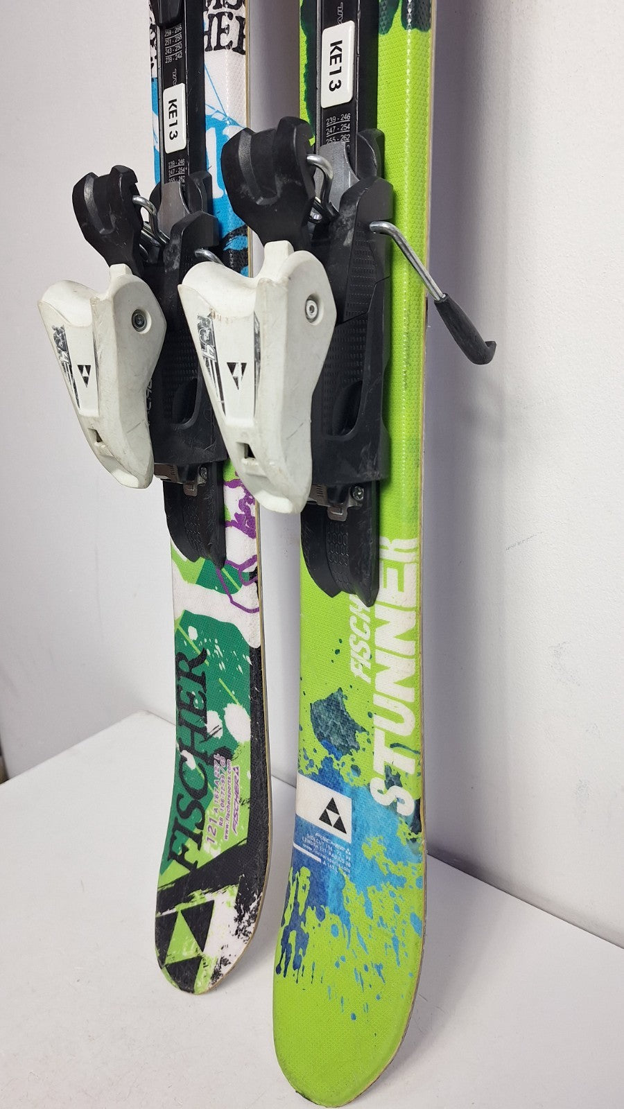 Fischer Stunner 121 cm Ski + Fisher 4.5 Bindings Winter Sports Fun Adventure