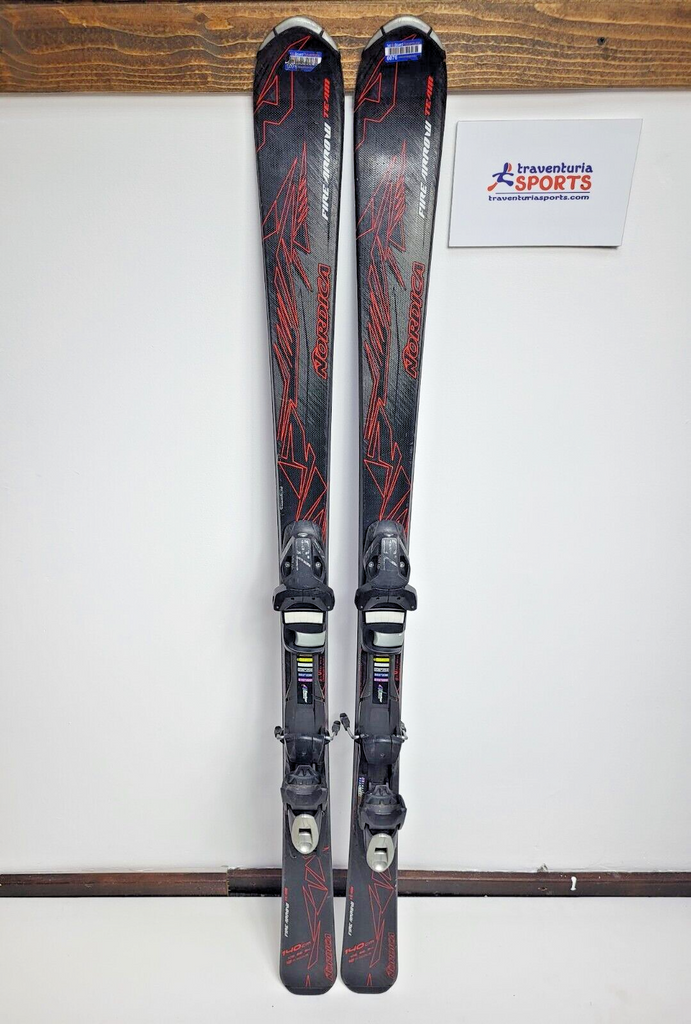 2016 Nordica Fire Arrow TM 140 cm Ski + Elan Esp 7.5  Winter Sport Snow Fun