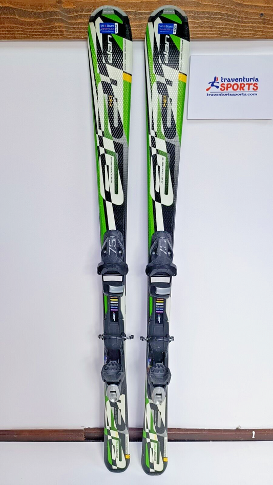 Elan Exar Pro 140 cm Ski + Elan 7.5 Bindungen Sport Schnee Winterspaß