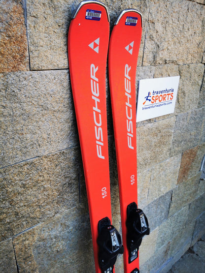 Fischer RC One X 150cm  Ski + Fischer RS 9 Bindings Adventure Winter Sport