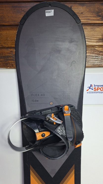Snowboard HEAD Flex 4D 158W cm + fixations HEAD Rental L Neige d’hiver Aventure