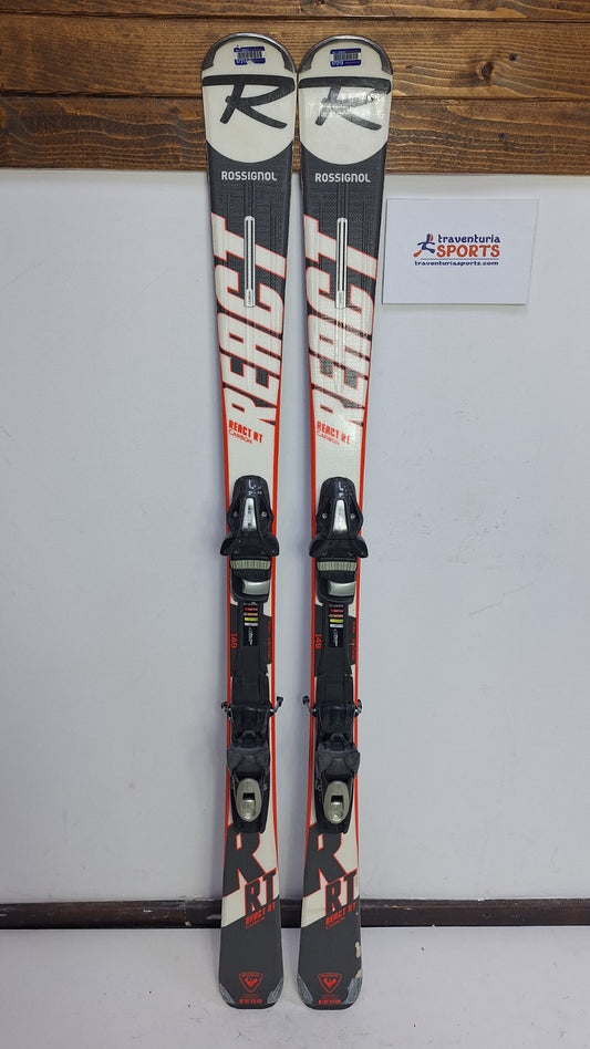 Sci Rossignol React RT Carbon 149 cm + attacchi Elan ESP 10 Winter Adventure