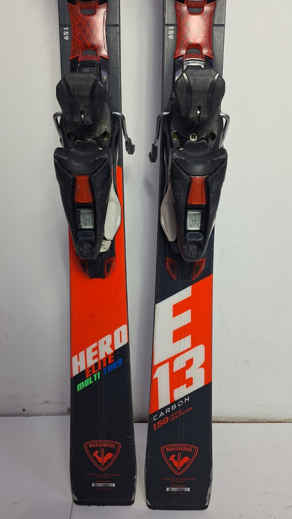 Rossignol Hero Elite MT 159 cm Ski + Look 12 Bindings Winter Fun Snow
