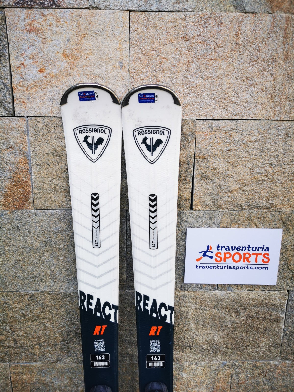 Rossignol REACT RT 163cm  Ski + Elan 10 Bindings Winter Sport Fun