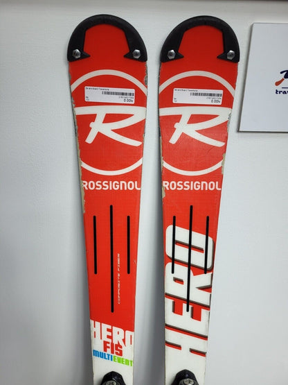 Rossignol Hero FIS 132 cm Ski + Fixations Look 7 Plaisir hivernal