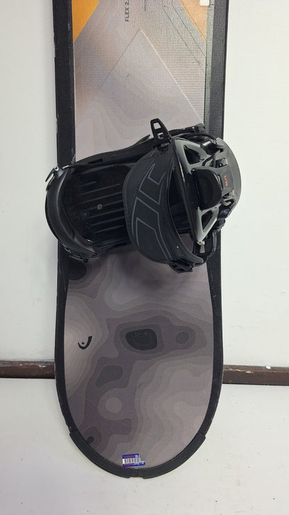 HEAD Flex 4D 158W cm Snowboard + Brand New Fastec L  Bindings Winter Snow