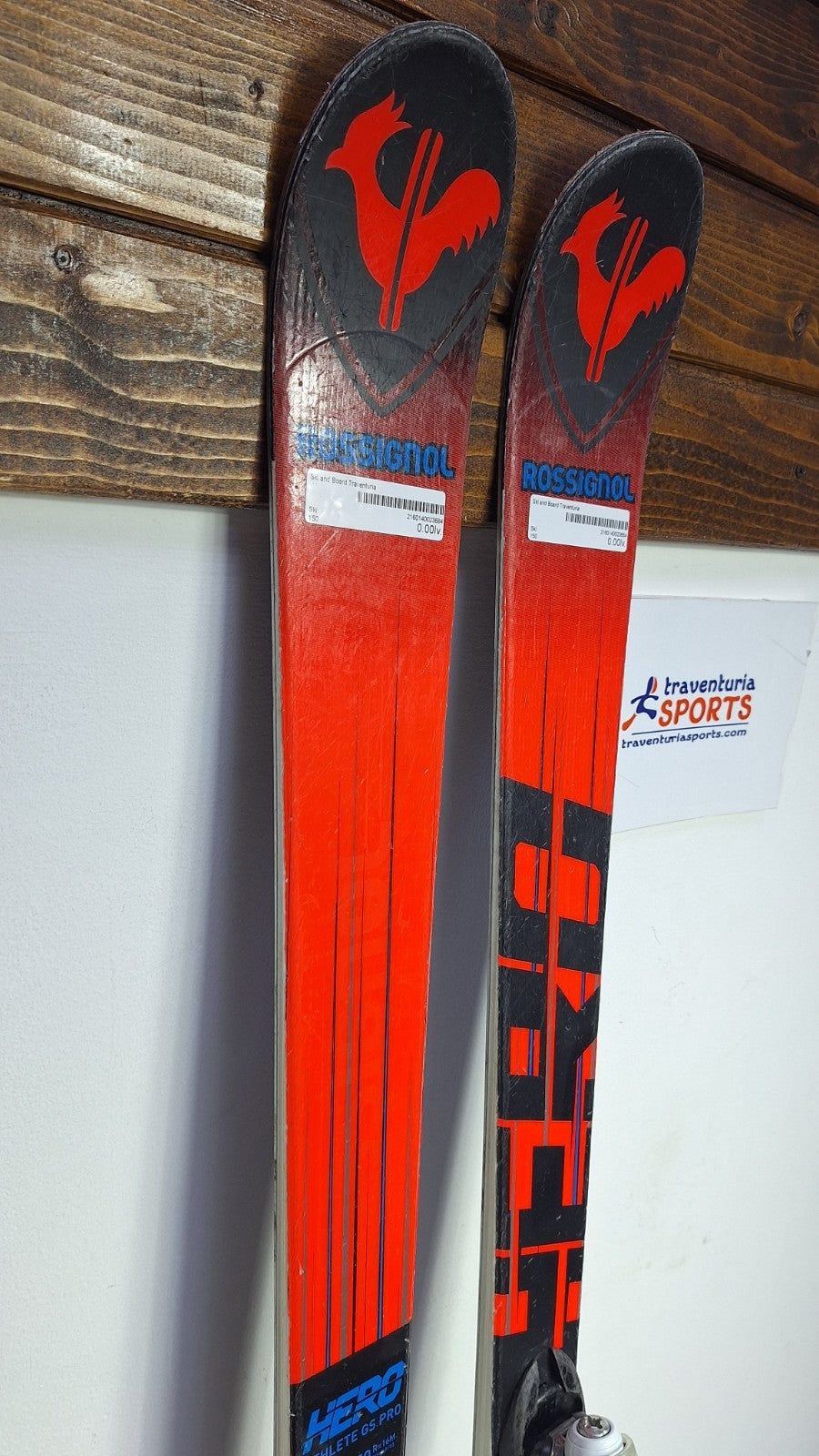 Rossignol HERO Athlete GS Pro 150 cm Ski + Look 7 Bindungen Wintersport Schnee