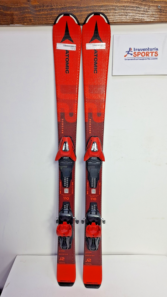 Atomic  Redster J2 110 cm Skis + Atomic 4.5  Bindings Winter Sport Snow Fun