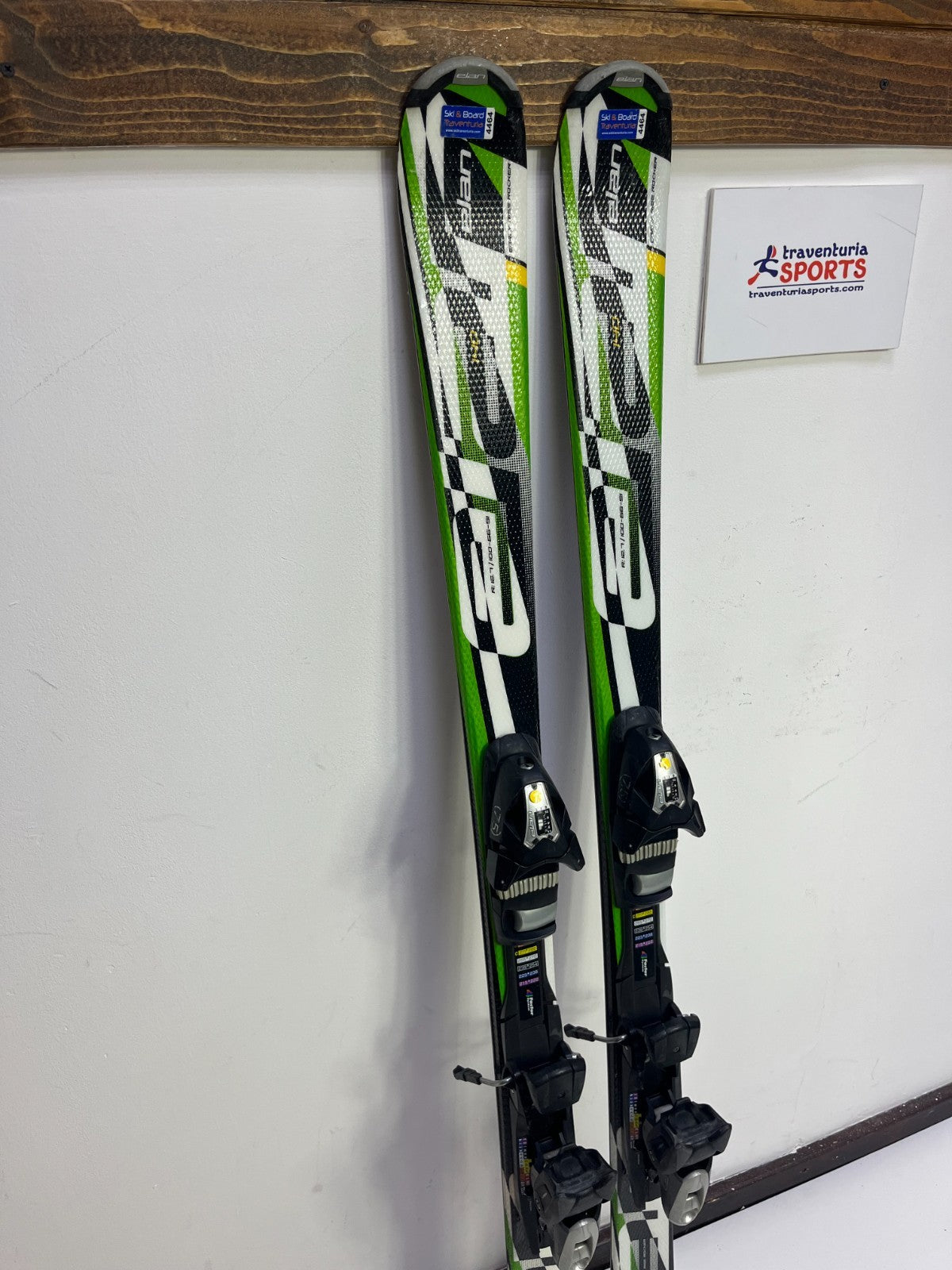 Sci Elan Exar Pro 140 cm + attacchi Elan ESP 7.5 Sport Neve Inverno Divertimento Avventura