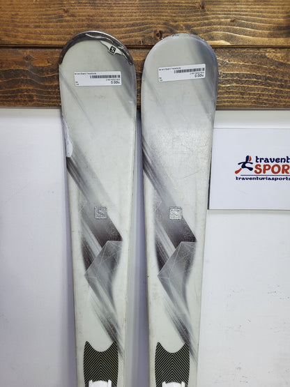 Salomon Luan 144cm Ski + Salomon Lithium 10 Bindings Winter Sport Fun Snow