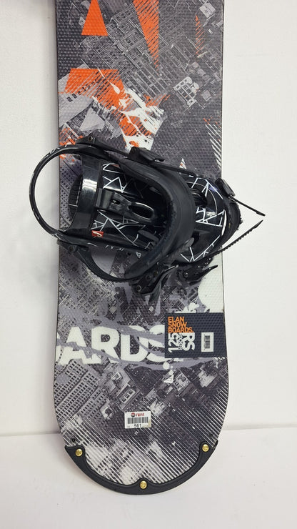 Snowboard Elan Rs Rocker 125 cm + Attacchi HEAD Rental S Sport Divertimento Invernale