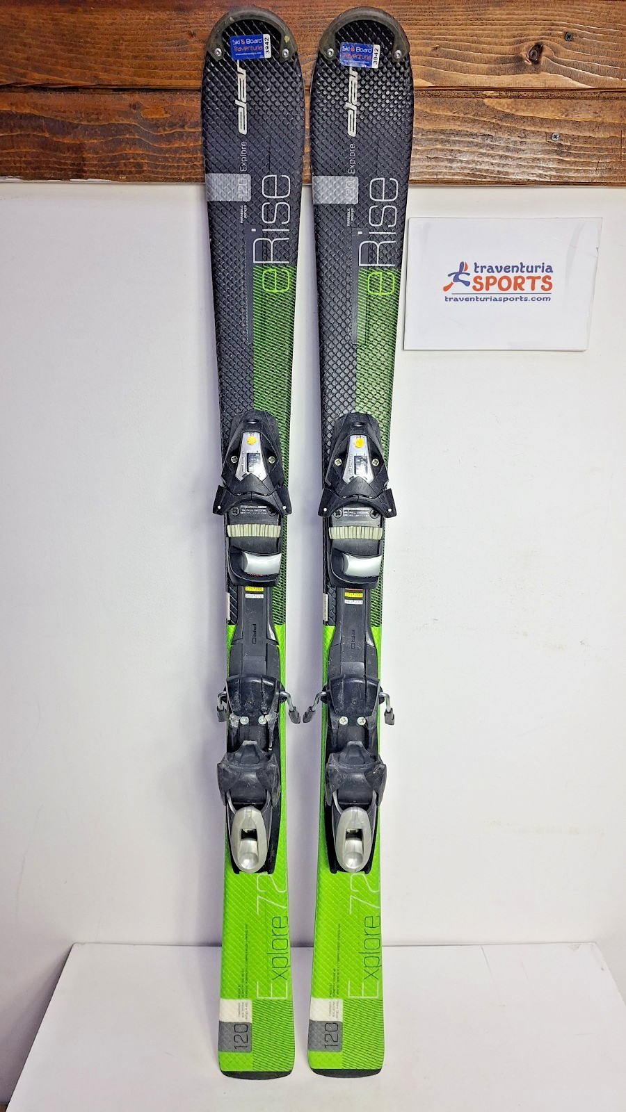 Elan eRise Explore 72 120 cm  Ski + Elan ESP 7.5 Bindings Adventure Winter Sport