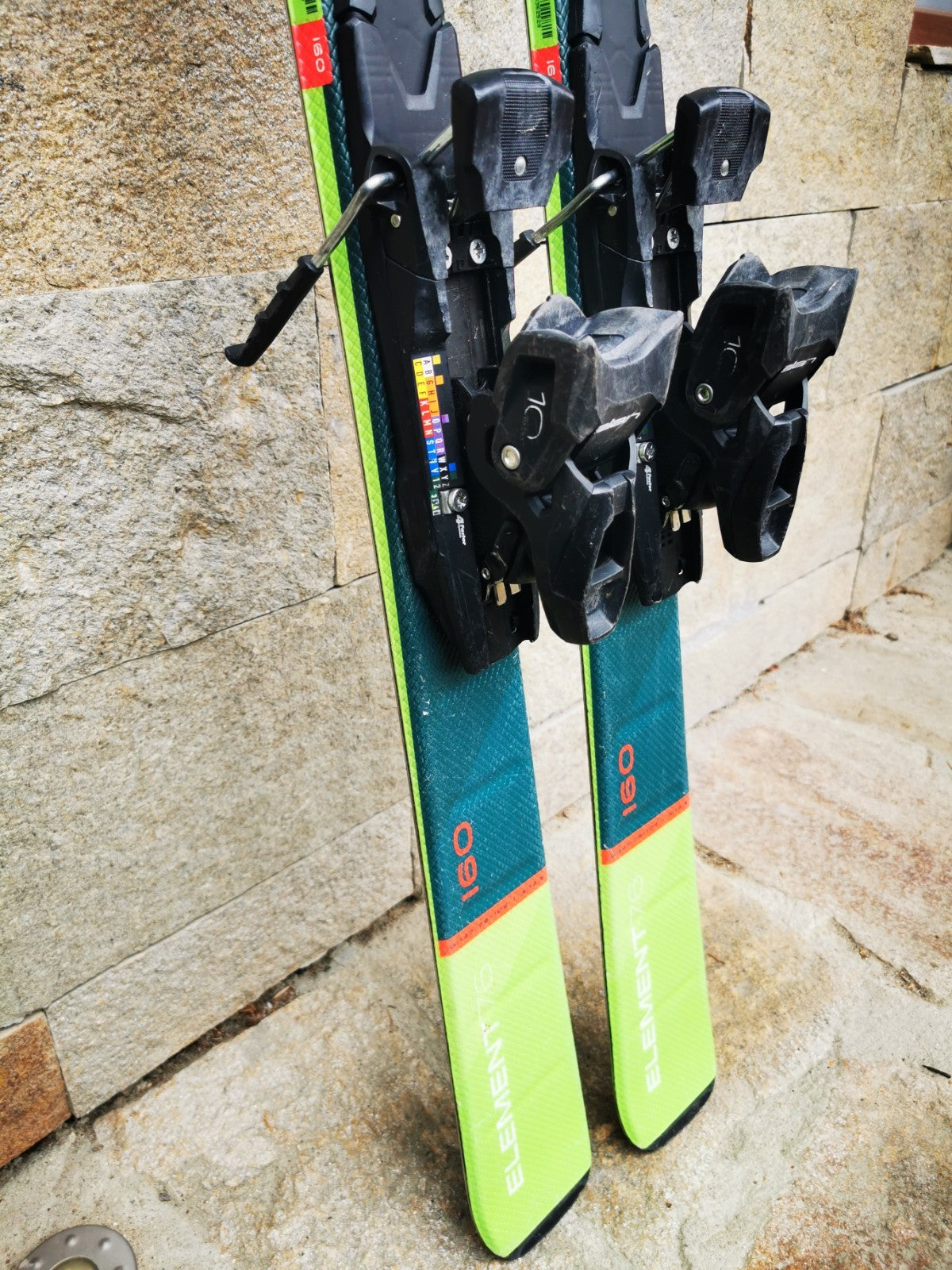 Elan Element 76 160cm  Ski + Elan ESP 10 Bindings Adventure Winter Sport