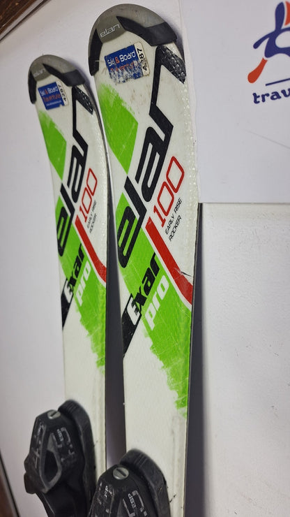 Elan Exar Pro 100 cm  Ski + Elan ESP 4.5 Bindings Adventure Winter Sport Snow