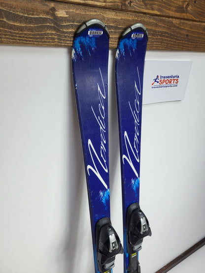 Nordica Little Belle 140 cm Ski + Elan ESP 7.5 Bindungen Winter Adventure Winter